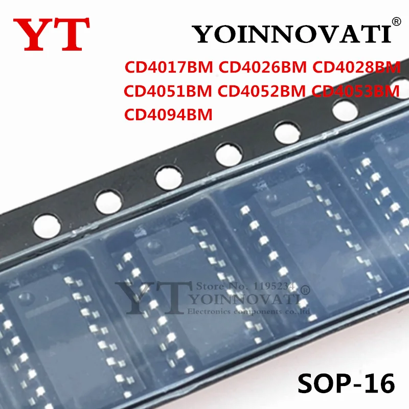 

10PCS-100PCS CD4017BM CD4026BM CD4028BM CD4051BM CD4052BM CD4053BM CD4094BM