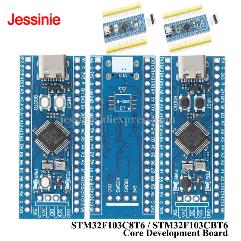 STM32F103C8T6 STM32F103CBT6 Type-C Core Development Board STM32 Microcontroller Learning Board 32-bit MCU System Module