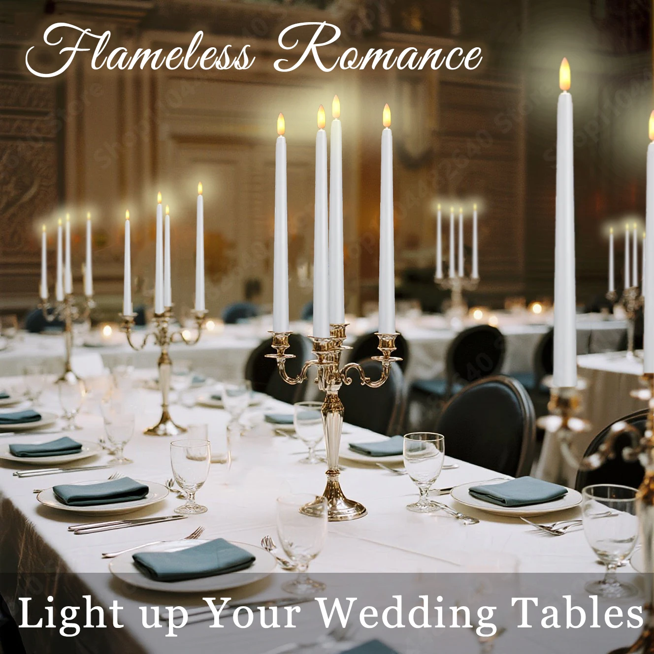 12-200 قطعة عديمة اللهب تفتق الشموع الزفاف LED تفتق الشموع الخفقان الشموع وهمية الكهربائية فو شمعة الكنيسة ديكور للطاولات المنزل