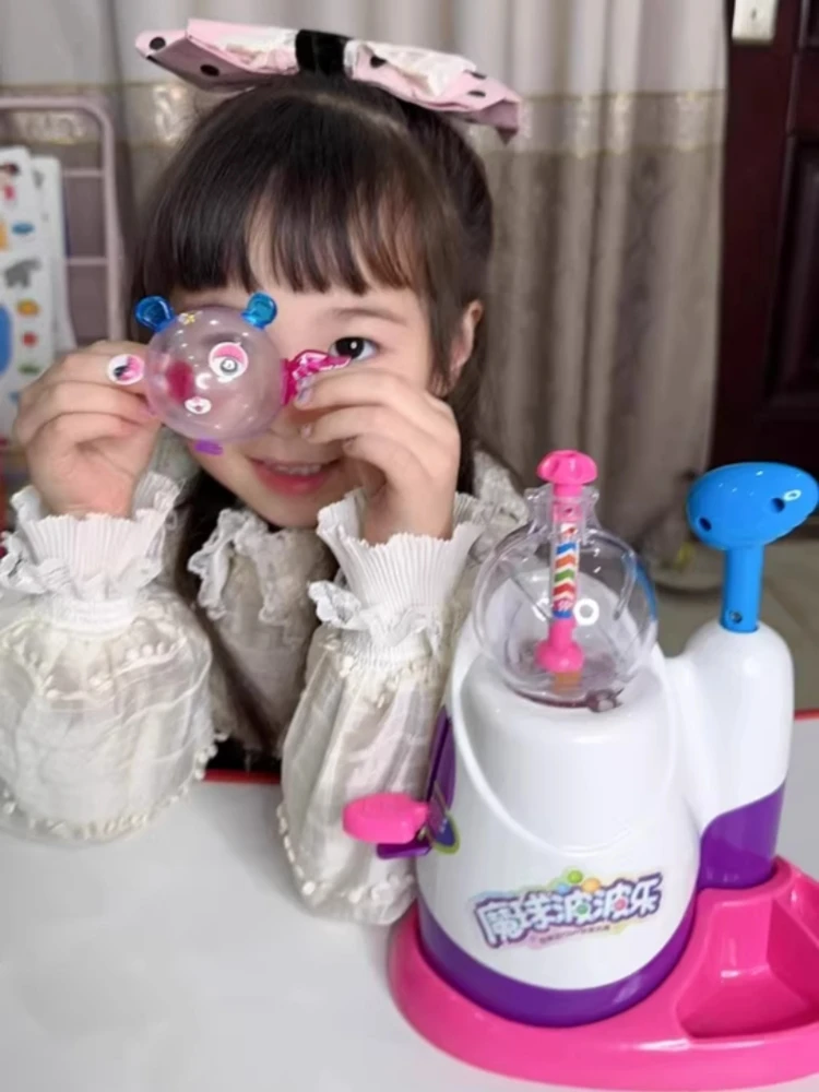 Magia appiccicosa felice fai da te animale mostro giocattolo Kawaii tema per ragazzi ragazze assemblato Bobo puzzle fatto a mano decorazioni giocattoli regali di compleanno