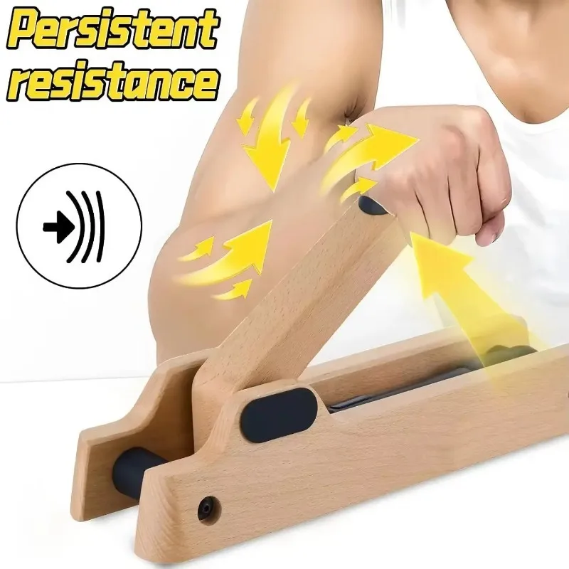 Handmade Stick Arm Wrestling Trainer Exerciser Forearm Equipment Grips Wrist Developer Strength Fitness Wooden Durable XL