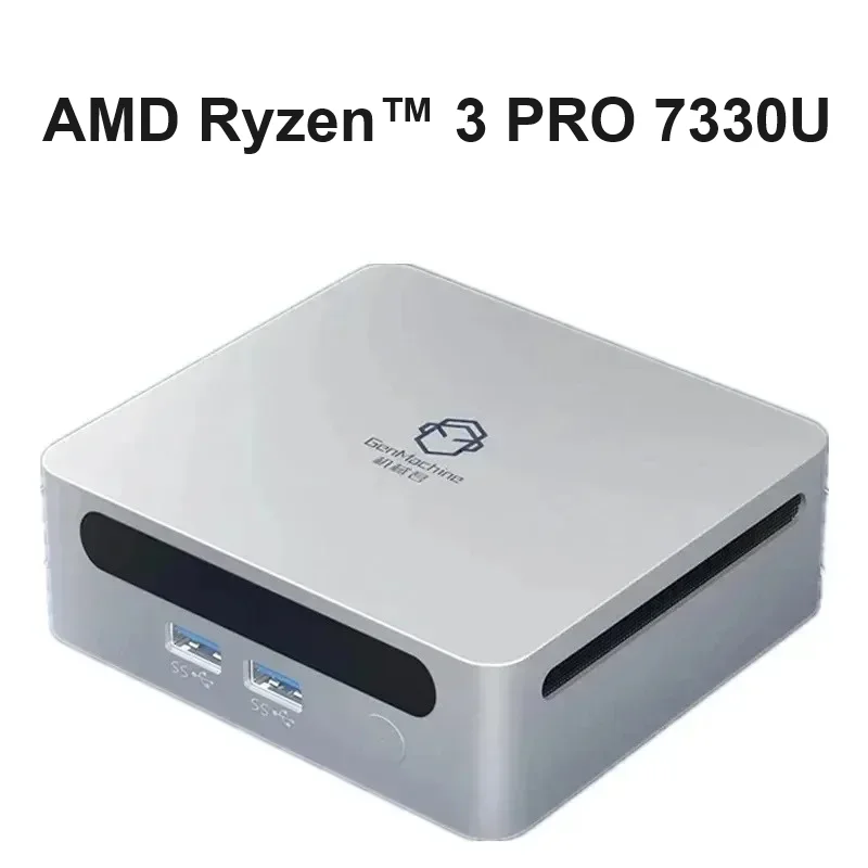 SZBOX-كمبيوتر صغير ويندوز 11 ، Ryzen 3 PRO ، 7330U ، dddr4 ، amhz ، M.2 ، NVME SSD ، WiFi 6 ، BT ، 4K @ 60Hz ، كمبيوتر مكتبي