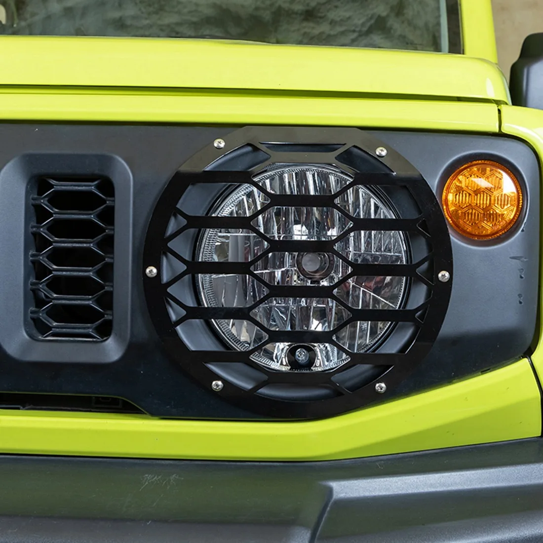 Front Headlight Cover Protect Hoods Lampshade Grille for Suzuki Jimny 2019 2020 2021 Accessories