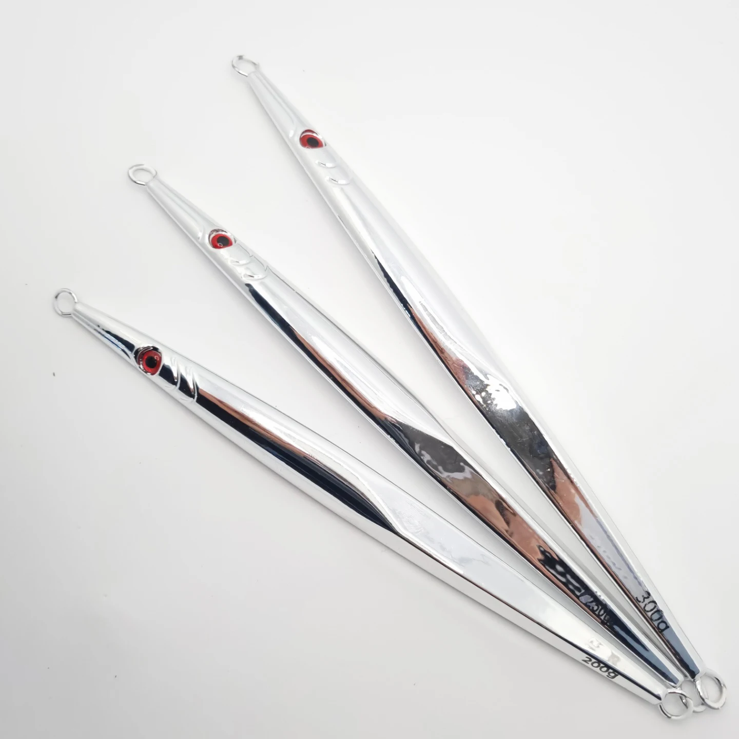 MARISOO Galvanisch Versilberter Eisenplattenköder für Meeresangelruten, 200/250/300/350/400/500g, Ideal für Bernsteinmakrele, Kabeljau, Spanische Makrele – Detail 4