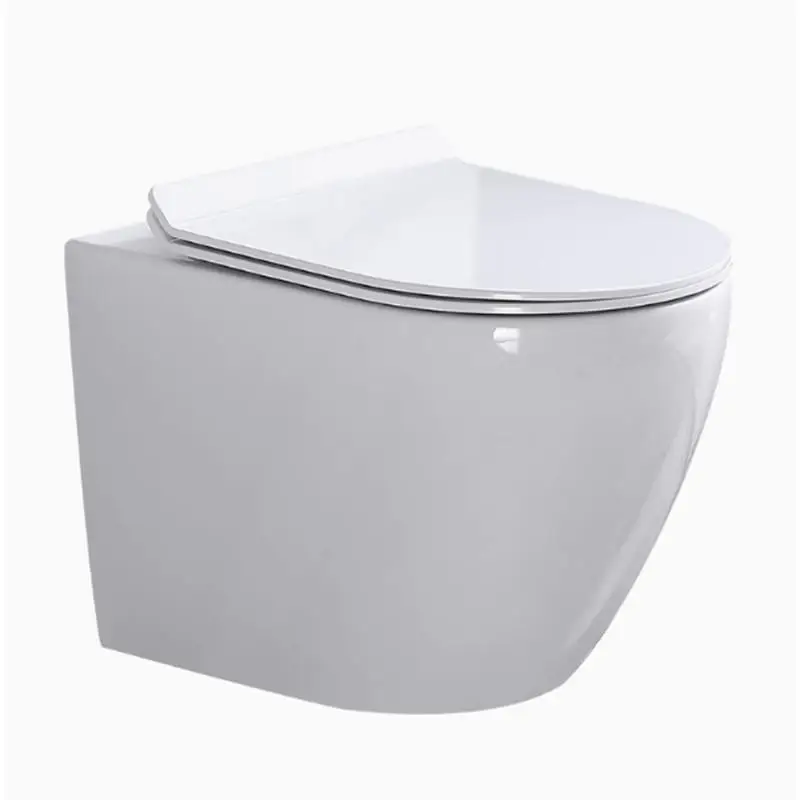 Modern Wall Mounted Concealed Water Tank Toilet in Wall Hanging Bathroom Fixture Hidden Hanging One Piece Wall Hung Toilet