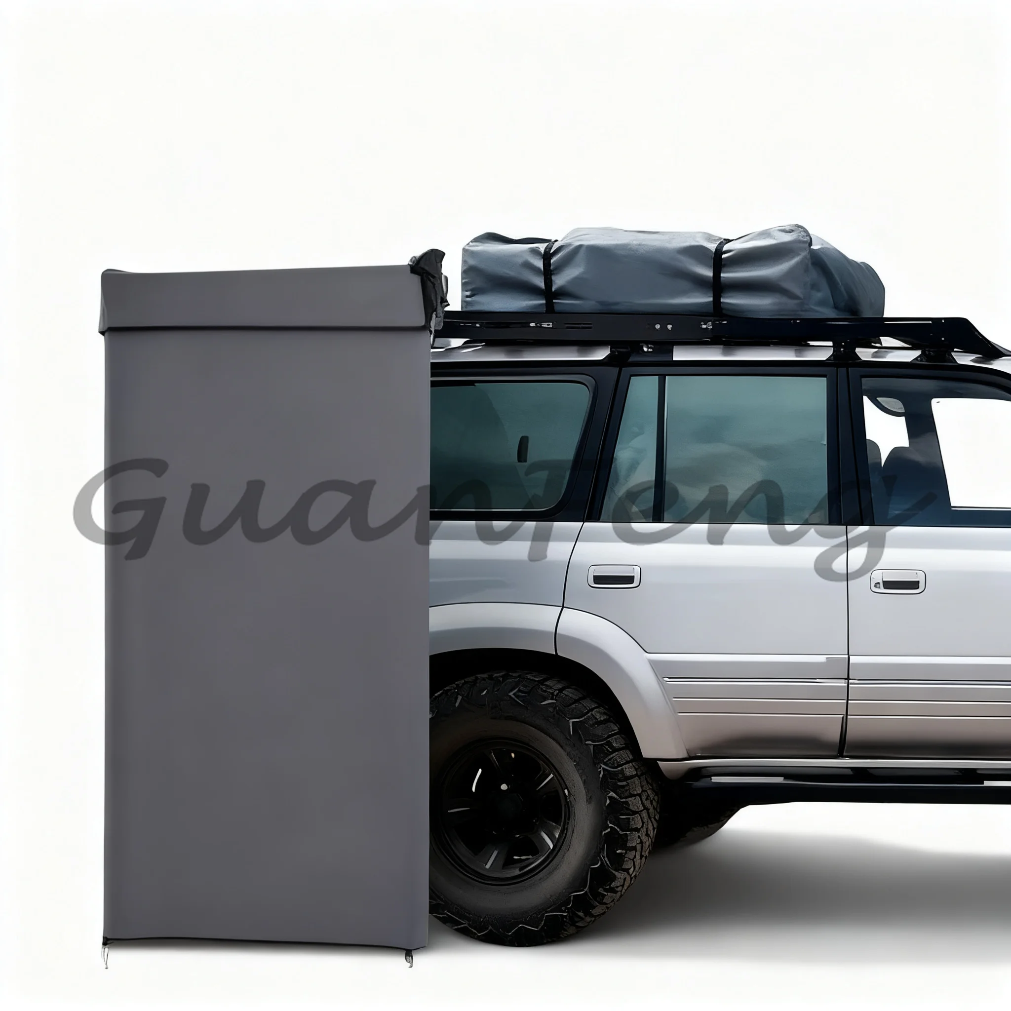 Portable Car Side Shower Tent, Adjustable Height Privacy Toilet Shelter, Outdoor Camping Sunshade for Travel & Sand Pit