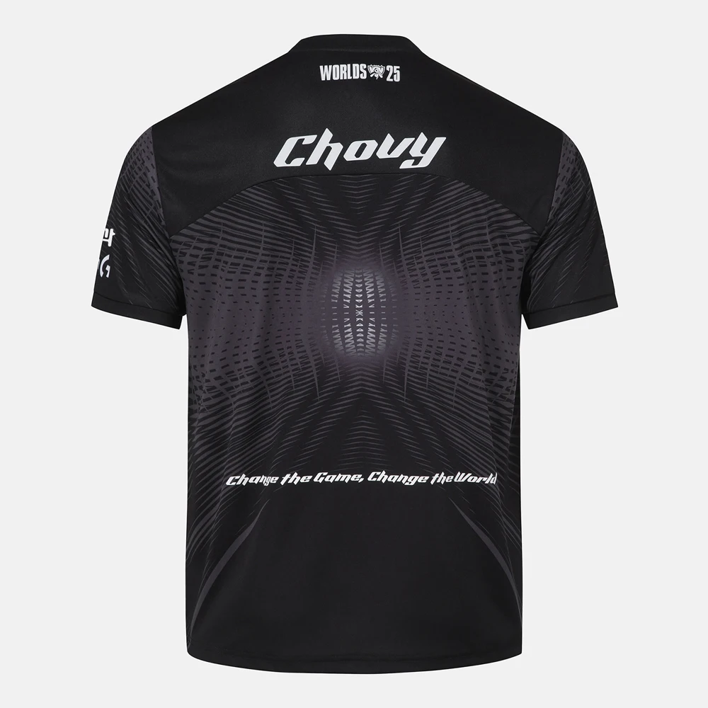 

Мужская игровая футболка Gen.G Esports Team Chovy Esports Gaming 2025 года с коротким рукавом, футболка с короткими рукавами для фанатов League of Legends, футболки