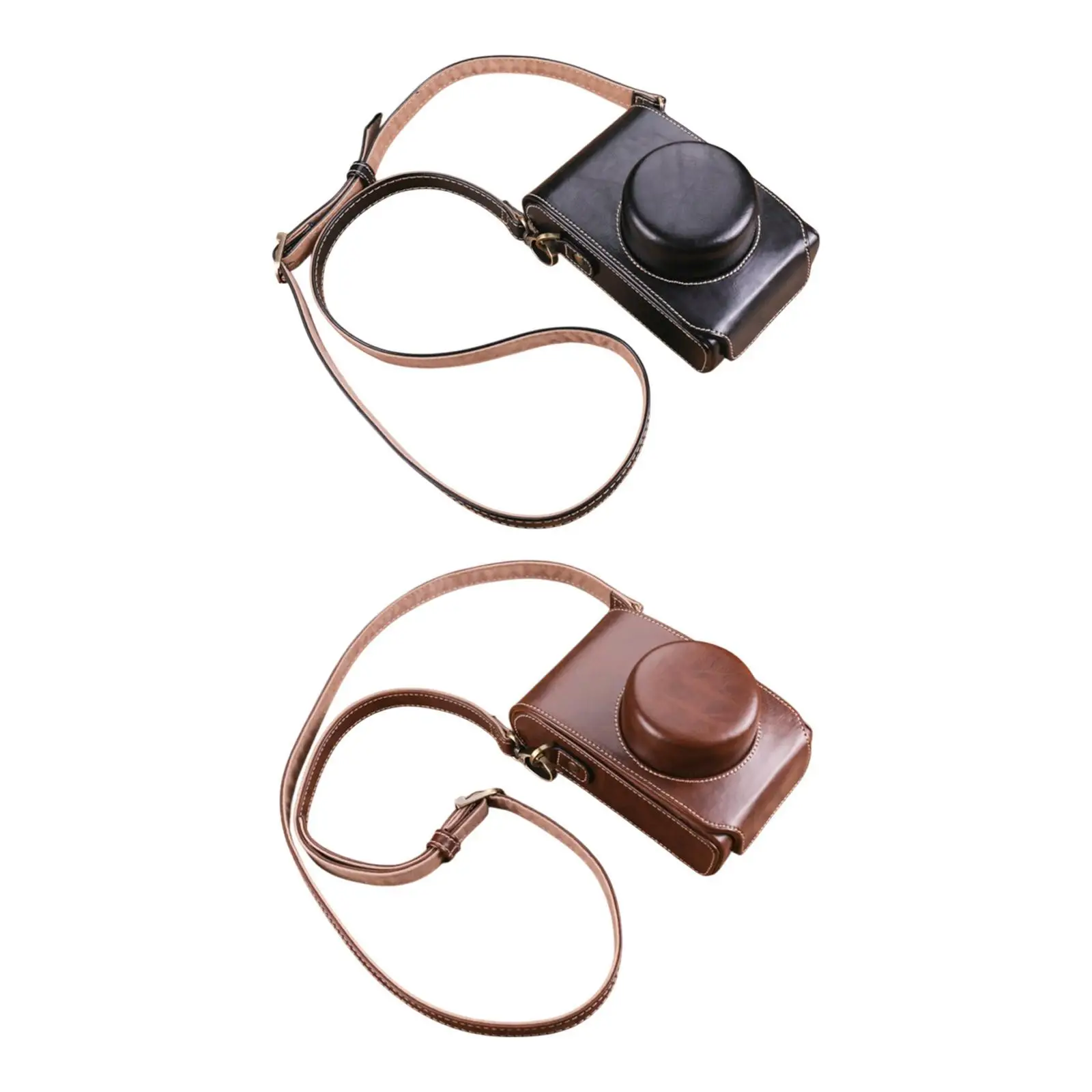 Bolsa de transporte para câmera, uso de viagem, capa de couro PU para câmera x100F D-lux7 XE4