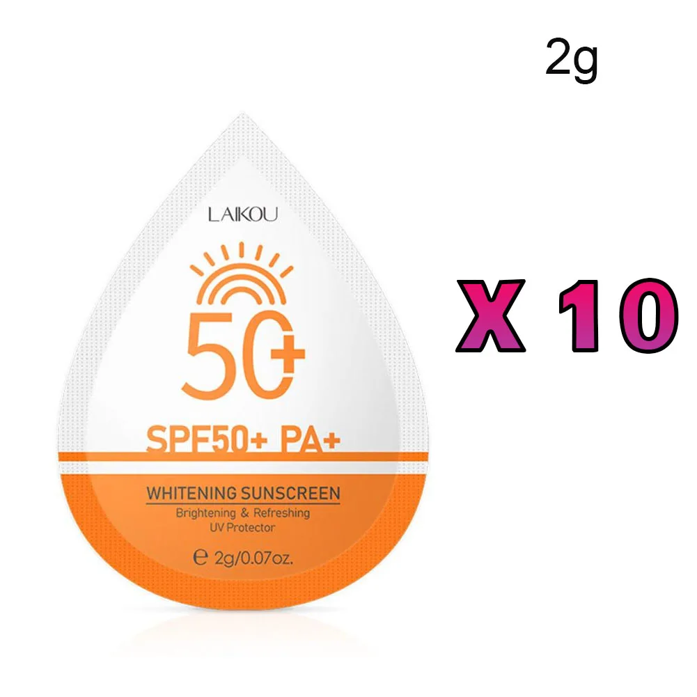 Collageen Zonnebrandcrème Voor Gezicht Lichaam SPF50+ Zonbescherming UV-isolatie Actieve Proteïne Zonnebrandcrème Langdurige Niet-vette Huidverzorging 40g