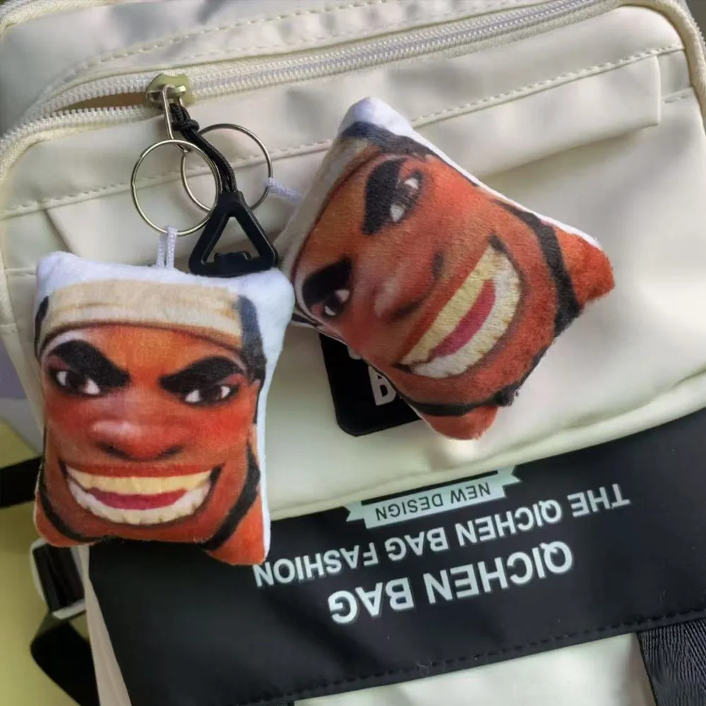Funny Pressing Can Make Sound Overwatch 2 Hero Maugaloa Malosi Mauga‌ Plush Toys Anime Game Bag Keychain Decor Plushie Doll