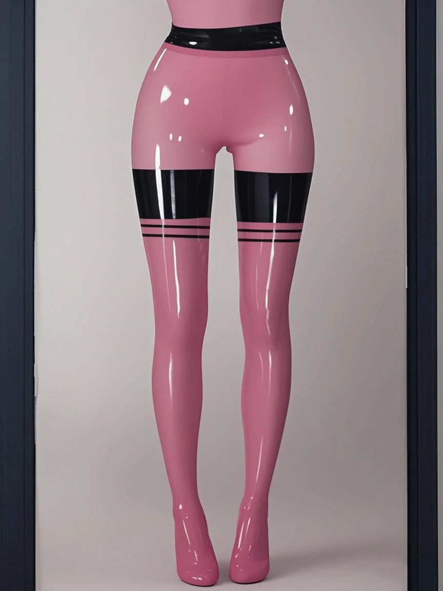 Nieuwe Halloween Latexanzug Latex Rubber Gummi Strakke broek Cosplay Puur handgemaakte sportfeest