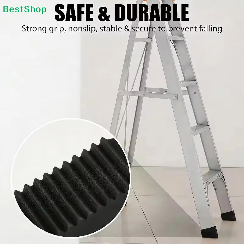 〔R〕4Pcs Ladder Anti-Slip Feet – Heavy-Duty Replacement Caps Textured, Durable For Indoor/Outdoor Use