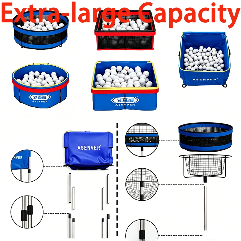 

Table Tennis Training Device Professional Table Tennis Ball Collector Multi-ball Basket Collector Moving Multi-ball StorageBasin