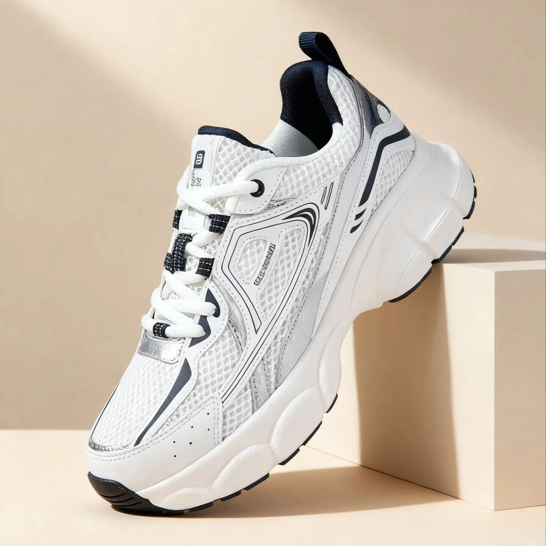 Baasploa Women Running Shoes Brand Plus Size 35-42 Mesh Breathable Jogging Sneakers Lightweight Anti-slip Outdoor Sports Shoes