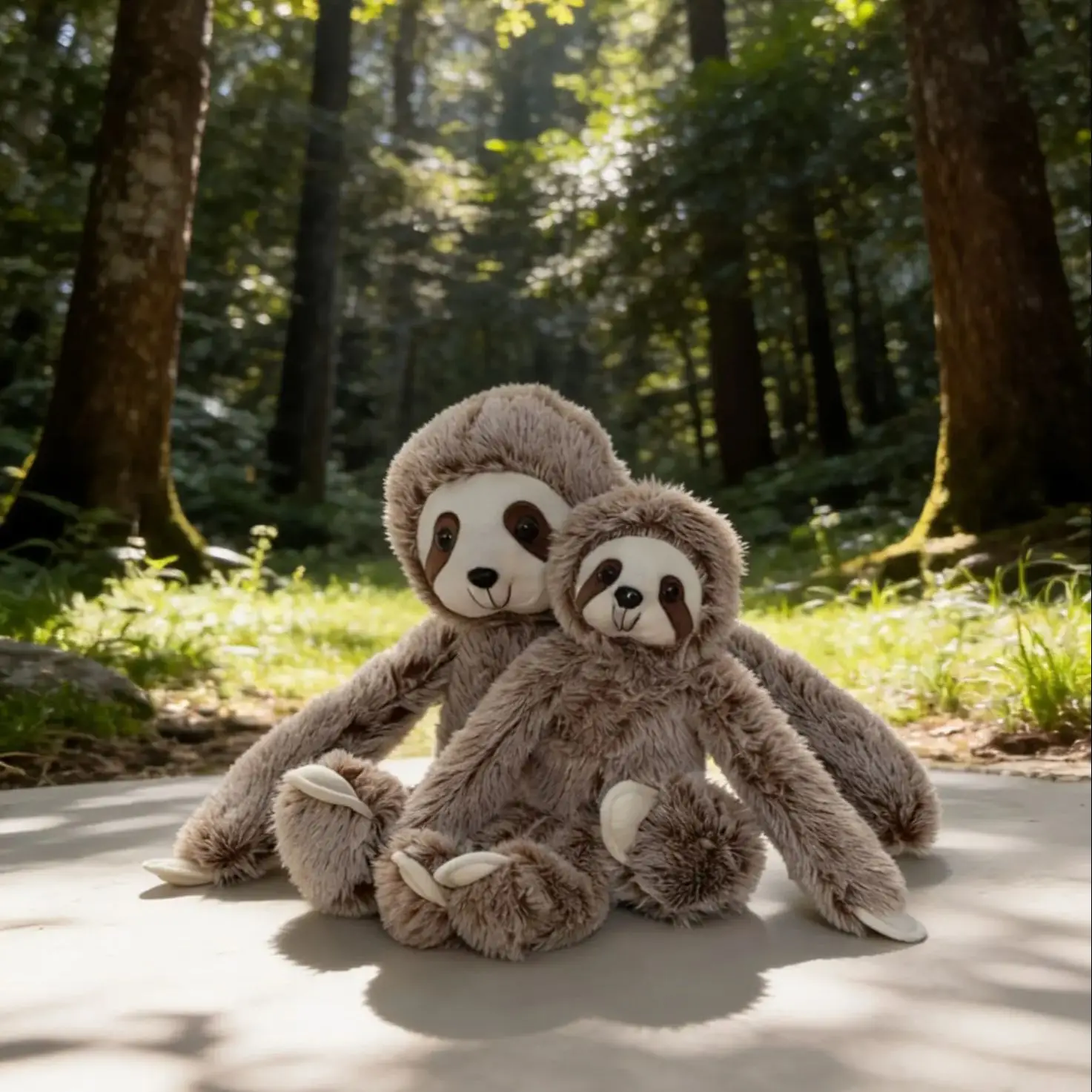 

50/70CM Kawaii Forest Animal Lovely Sloth Stuffed Plush Toy Doll Children's Koala Handmade Doll Holiday Gift Pillow