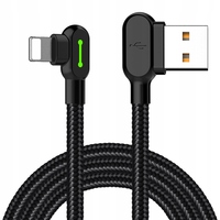 MCDODO ANGLE CABLE 90 ° LIGHTNING BILE FOR IPHONE 11 12 13 14 LED 2M