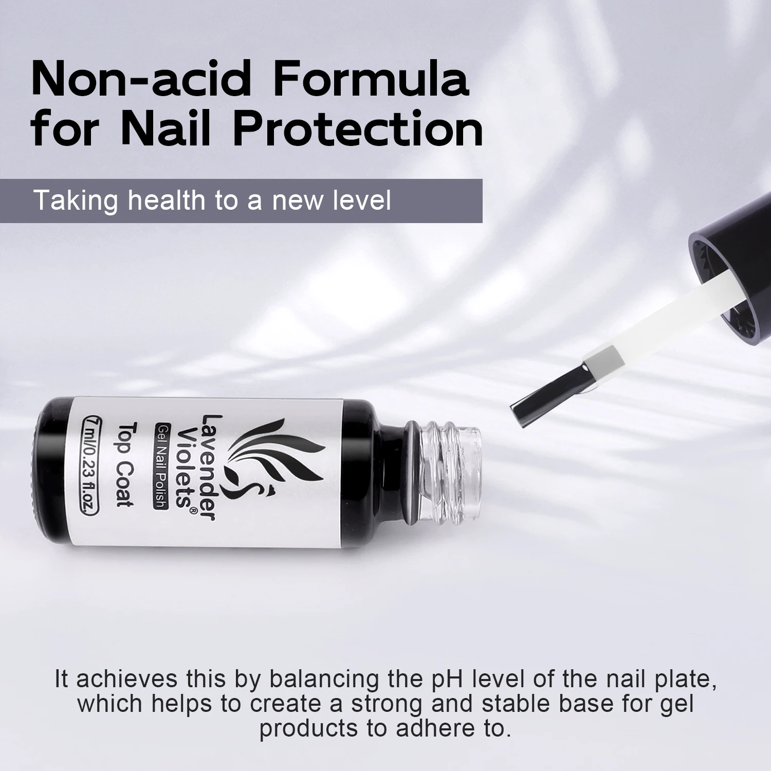 7mlノーワイプグロッシートップコート、高光沢シャイン効果ソークオフジェルネイルポリッシュ、サロン、ホームDIYマニキュアネイルアート用長持ち