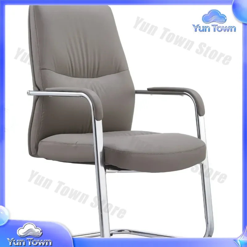 Xipi Modern Simple Office Chair 6212 Bow Conference Chair for Computer Desk Business Reception Staff Ergonomic Task Chair