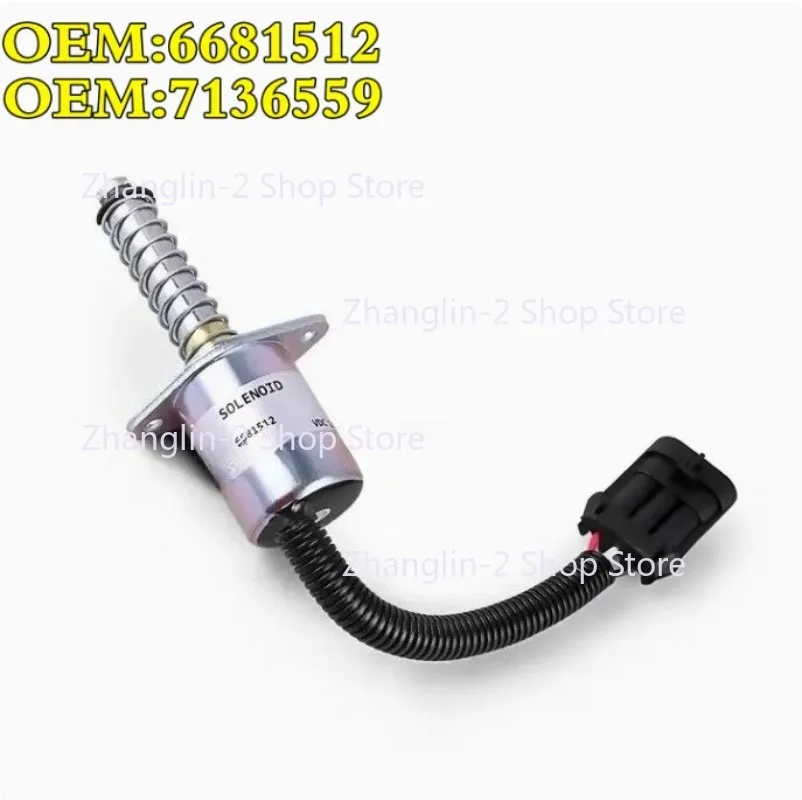 

Parking 7136559 Brake Solenoid Valve 6681512 For Bobcat S160/185/S330/220