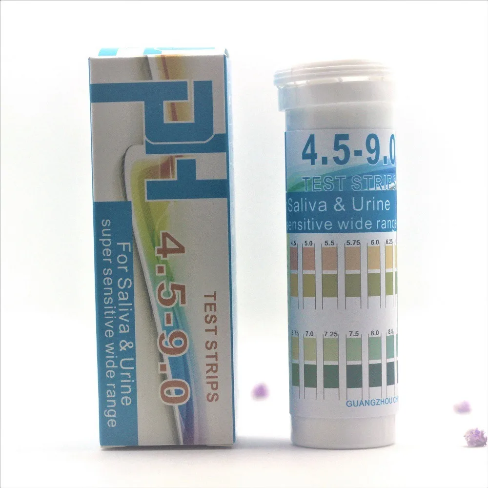 150 strisce di carta reattiva per PH in bottiglia carta per tornasole gamma chimica PH 4.5-9.0 Test alcalino acido per l'urina della piscina d'acqua
