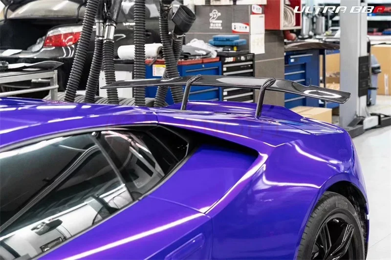 Задний спойлер Huracan EVO из углеродного волокна для Lamborghini Huracan LP610 EVO, Модернизированный в Автомобильный задний спойлер, аэродинамический комплект