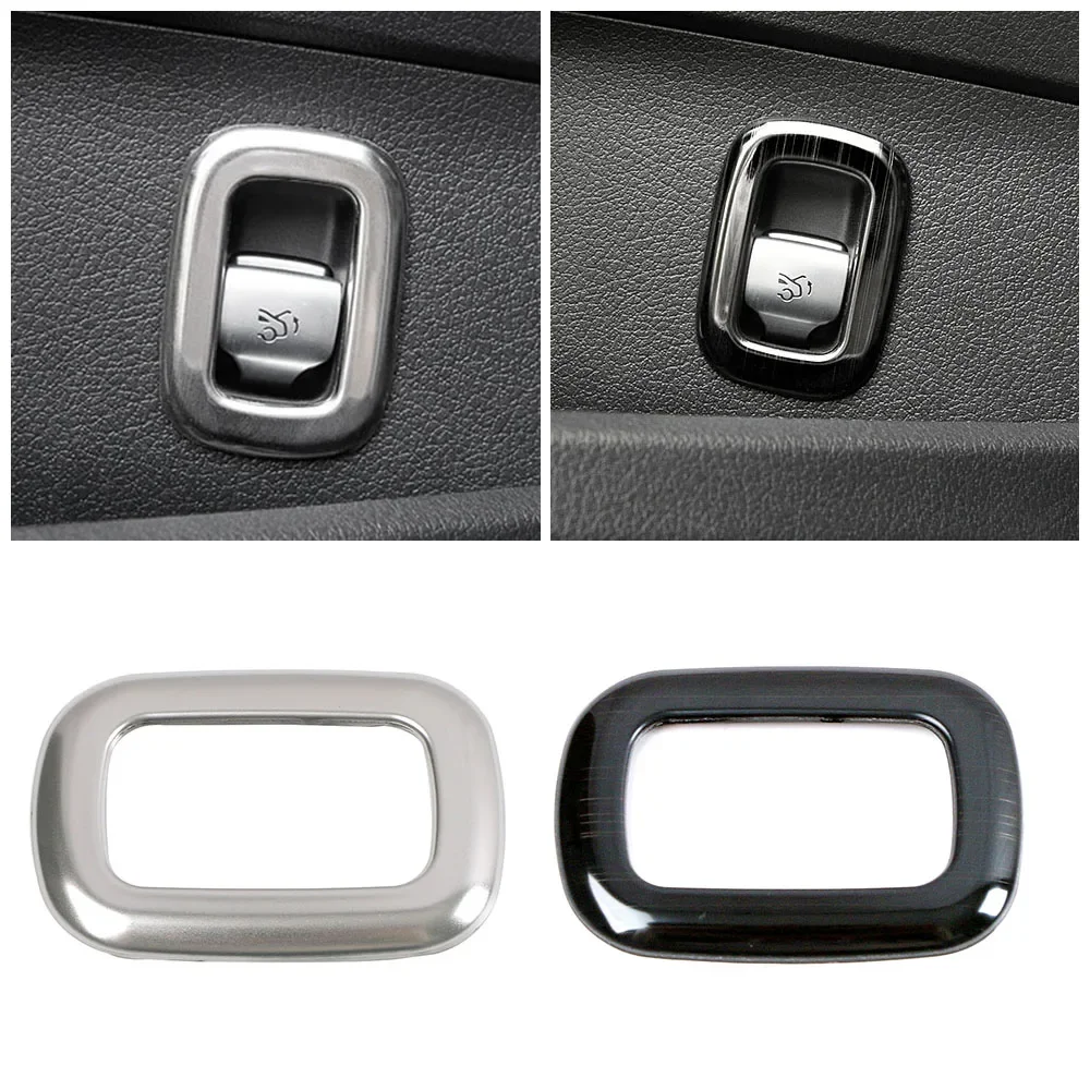 For Mercedes Benz C Class W206 2022 2024 Car Center Console Trunk Tailgate Switch Button Frame Cover Decoration Sticker Trim