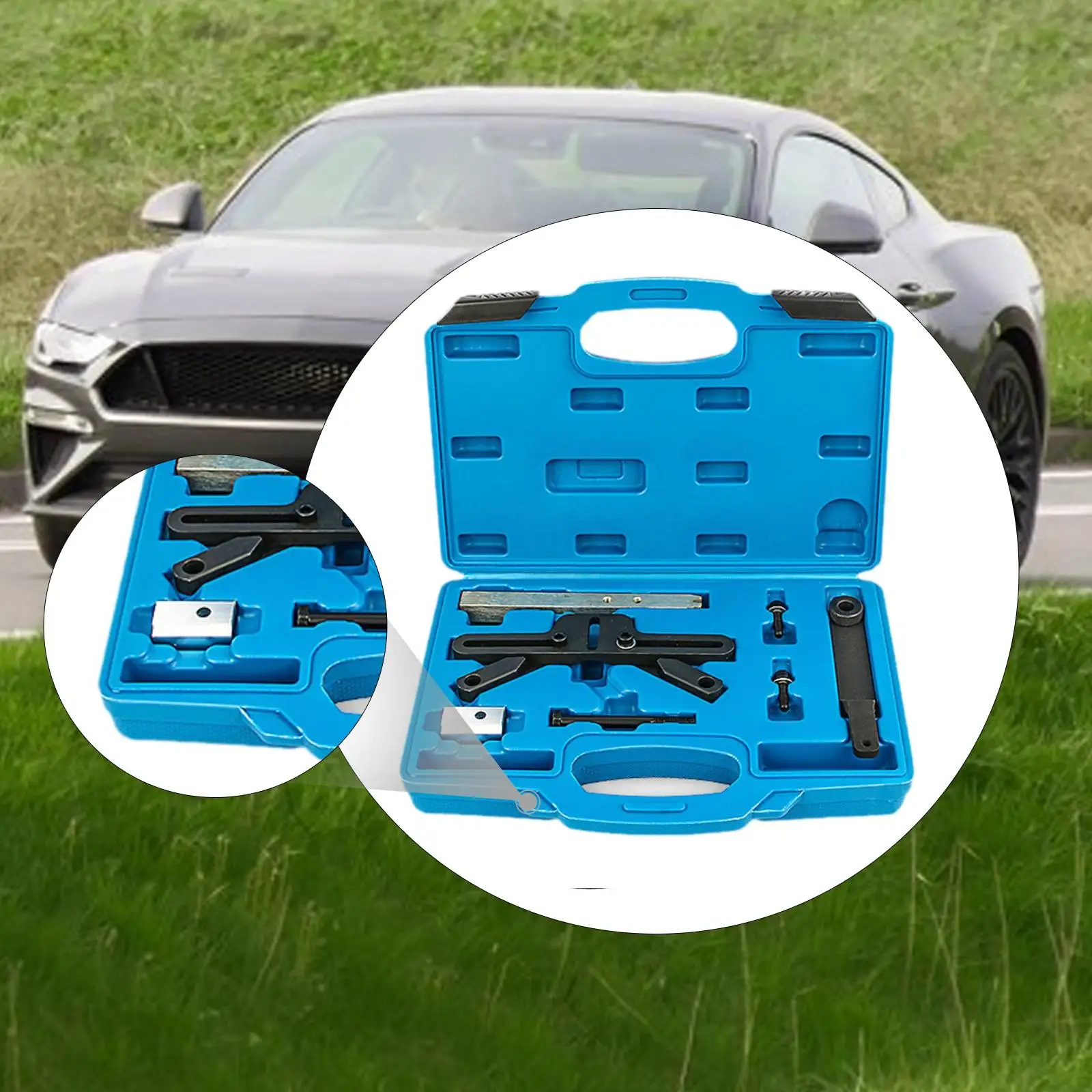 

Engine Flywheel Timing Tool, Stable Performance, Flywheel Holder, Flywheel Locking Tool Set for BMW Mini Vehicle Accessories