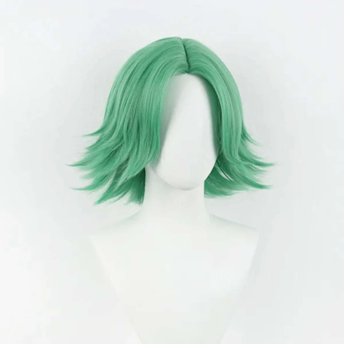 Tesoura sete redtooth verde cosplay peruca de cabelo resistente ao calor