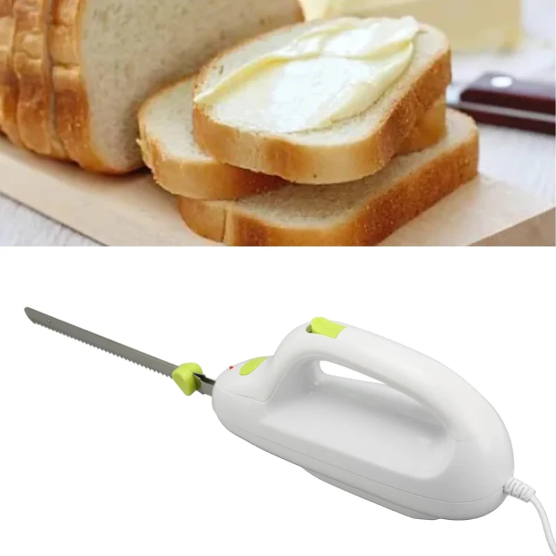 

Electric Serrated Carving Knife Automatic Frozen Meat Cutting Knife for Meat Bread Vegetables Fruits