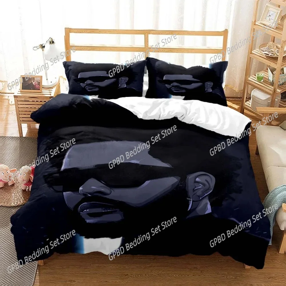 

Die Weeknd fashion pop singer Bedding Set Single Twin Double Queen King Cal King Size Bed Linen Set