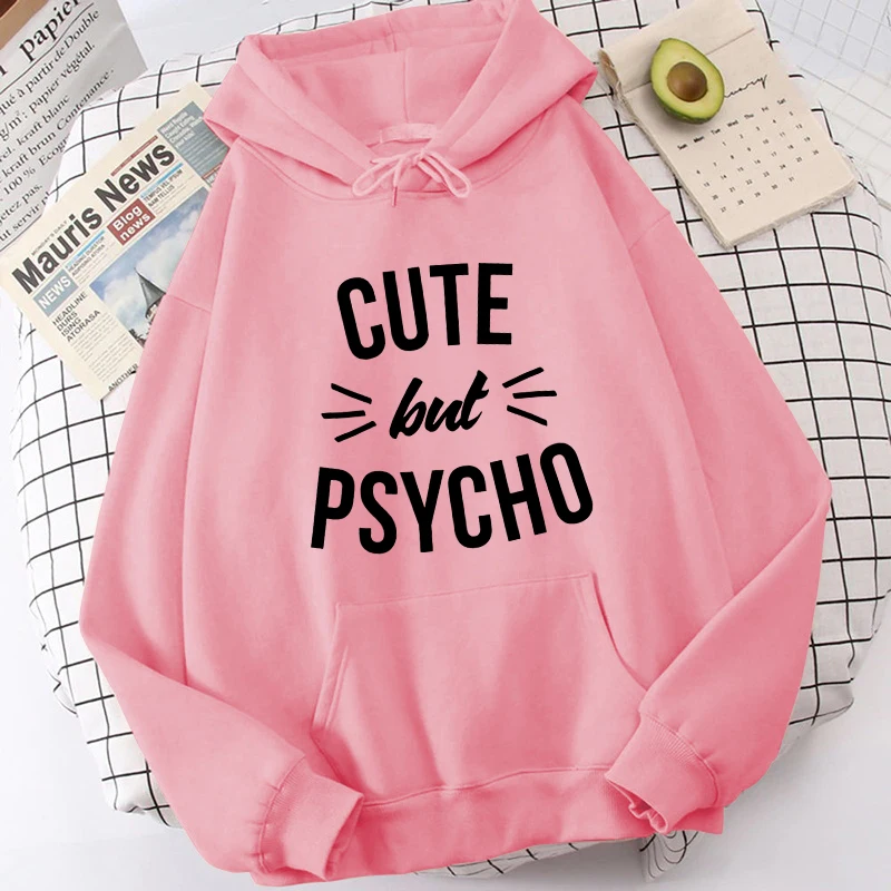 هوديس طباعة نفسية للجنسين ، ملابس شارع هاراجاكو ، سويت شيرت غير رسمي للنساء ، لطيف ، هيب هوب ، جديد