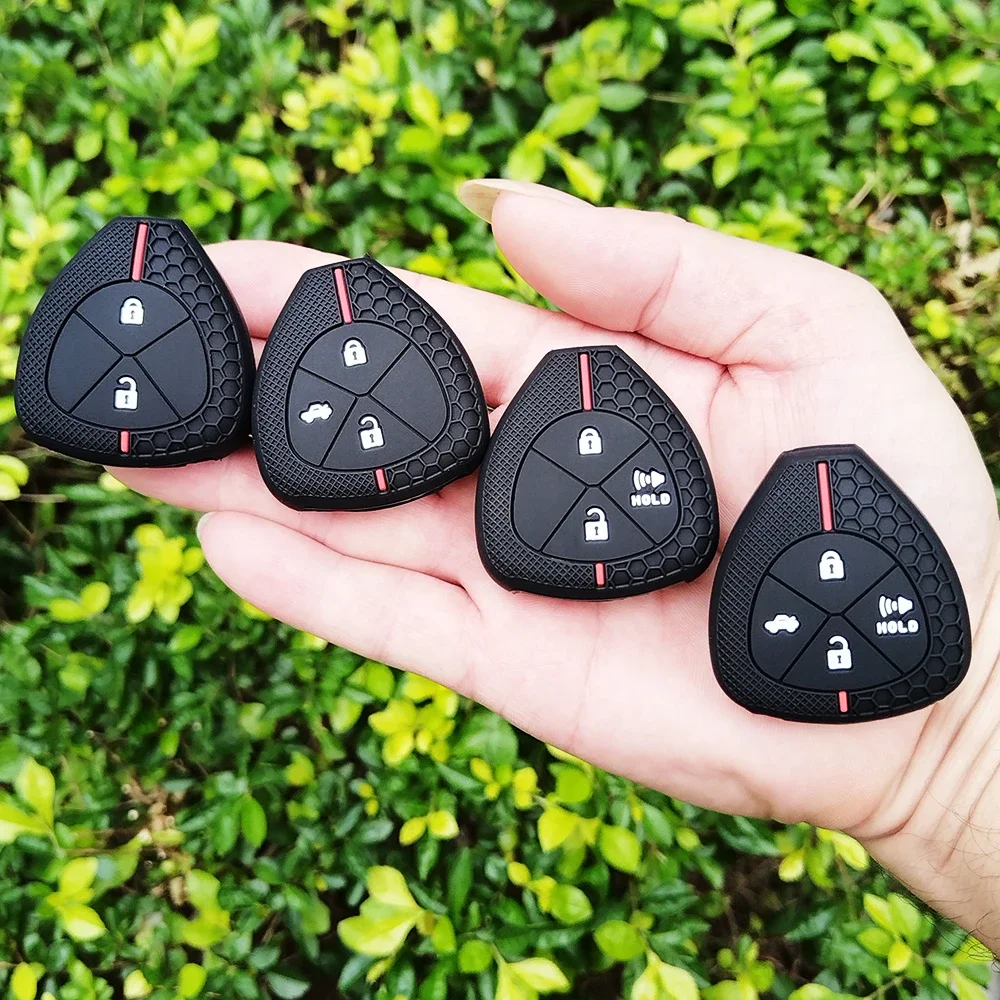 2024 Silikonowy brelok do kluczy samochodowych z dostępem bezkluczykowym do Toyoty Avalon Camry Corolla Venza RAV4 Yaris Matrix Key Cover