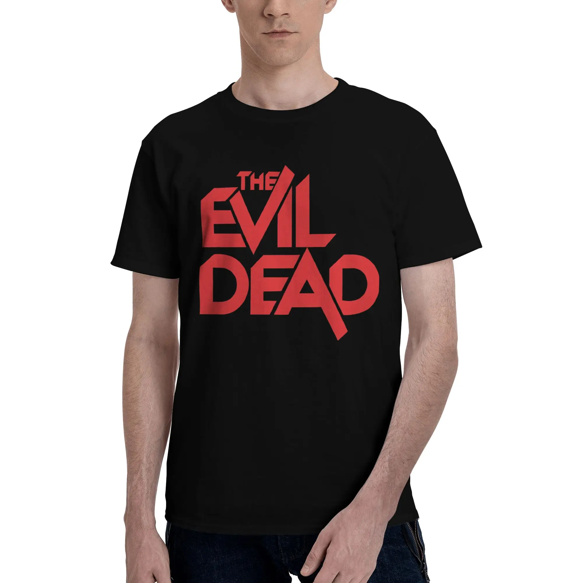 Men Women Printed Evil Dead Burn  Tee T Shirt Pure Cotton  T-shirts Clothing