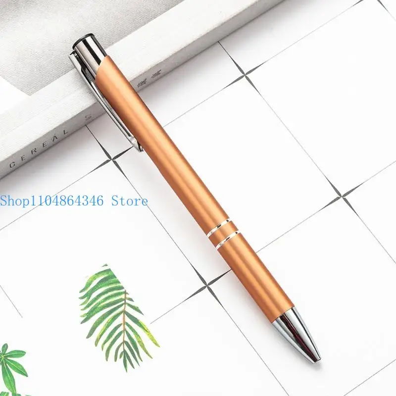 5asd Portable Black Pen Metal Retractable Ballpoint Pens Office Writing Pen