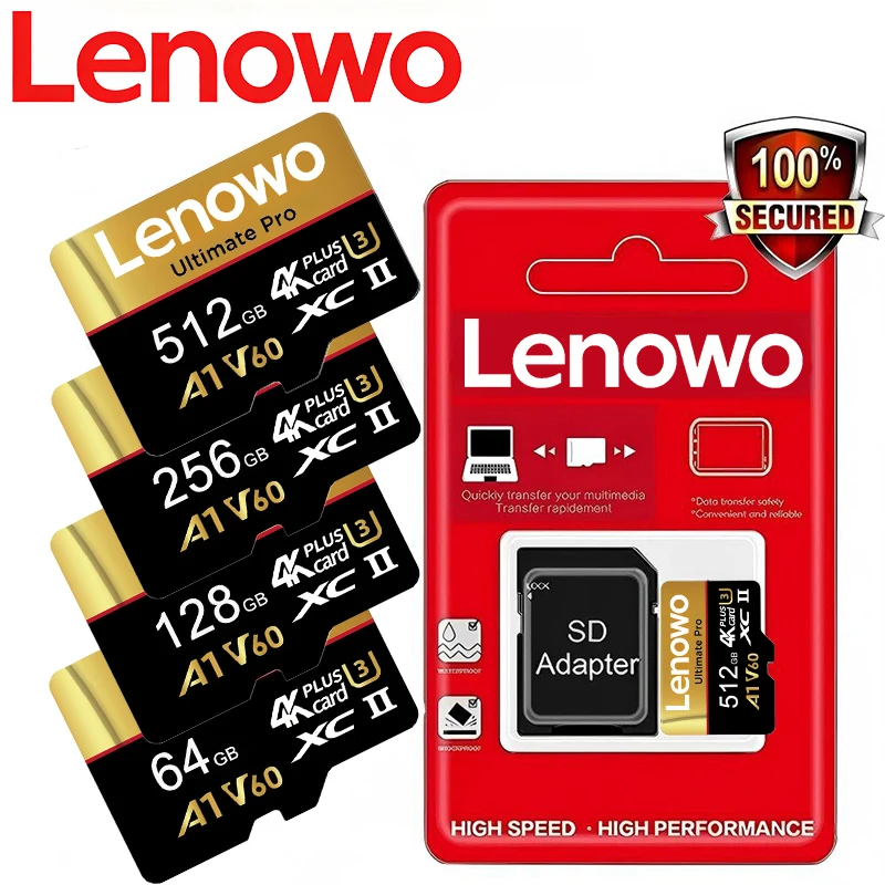 High Speed Memory Card 256GB Micro TF SD Card 128GB SD Cards 16GB TF Cards U1 Full HD Waterproof for Drone/Desktop/GPS