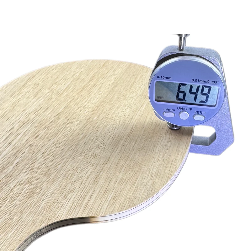 

Ping Pong Paddle 7Ply Table Tennis Racket Carbon Limba Top Spruce Force Ayous Core Wood Carbon Composite Table Tennis Blade