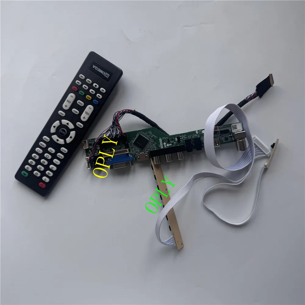 TV controller kit for LP156WH3(TL)(S1) LP156WH3-TLS2/TLSA/TLT1 LP156WH3 USB VGA LED panel DIY 15.6