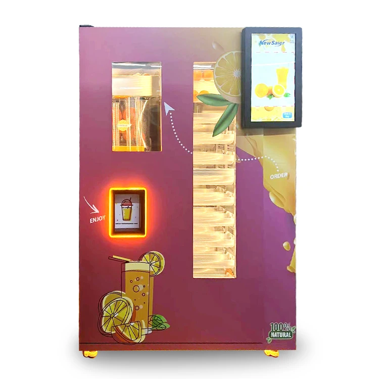 Unmanned Retail Automatic Fresh Orange Juice Vending Machine Juicer Maker Commercial