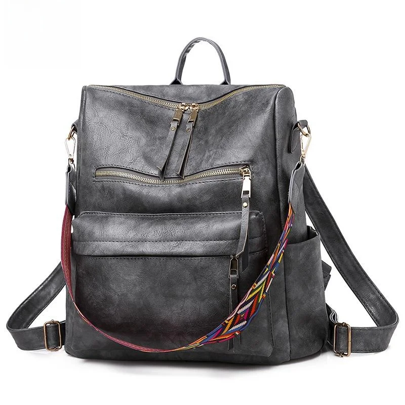 Borsa a doppia spalla Bapa da donna retrò grande Capaci per donna Vintage Sle Bapa Casual Uso quotidiano ly Friendly