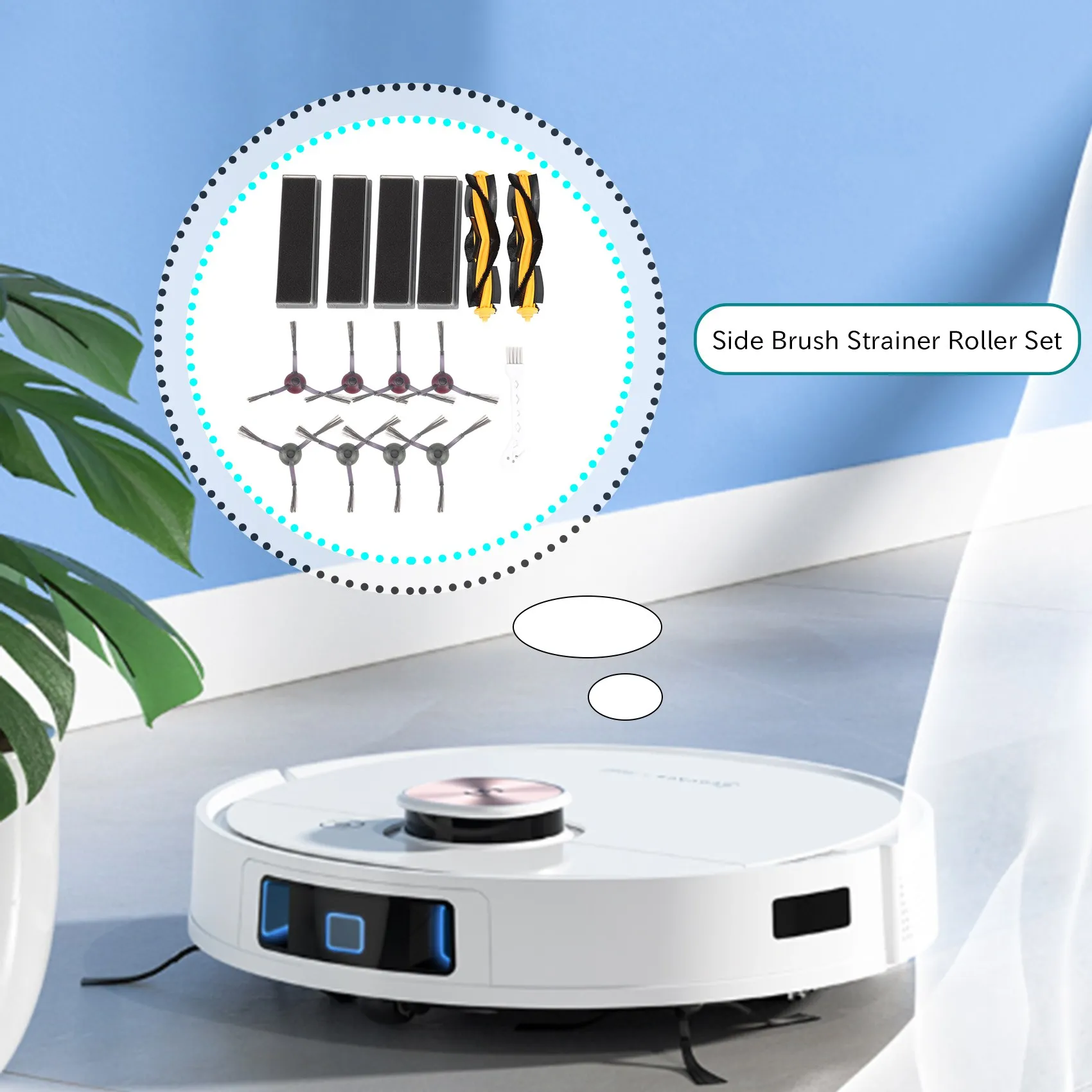 Набор запасных частей для Ecovacs Deebot OZMO 920, 950 аксессуары для робота-пылесоса Kit