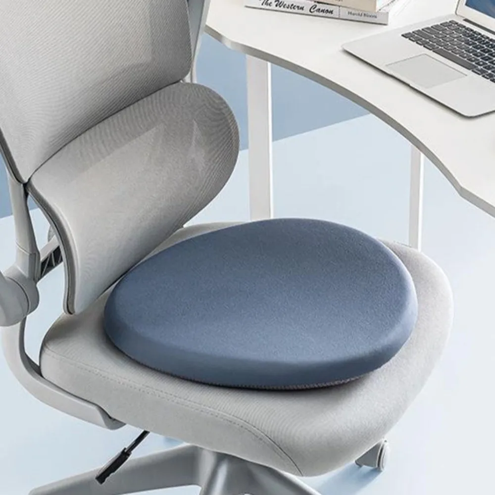 Non-Deforming Ultra Soft Round Sponge Cushion Breathable Thick Anti-Slip Seat Cushion Portable Cooling Stool Cushion Home Use