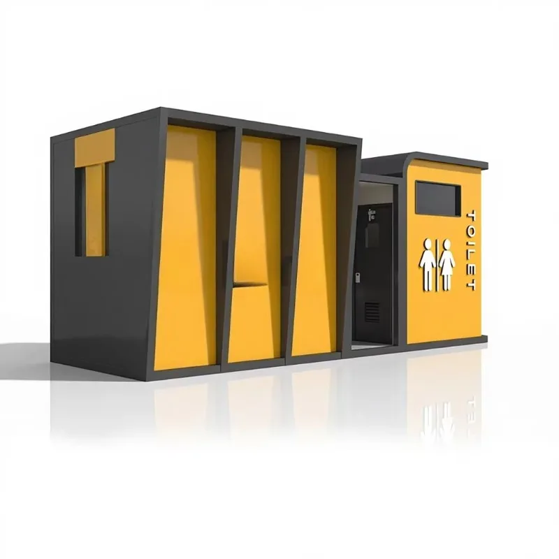 Outdoor Mobile Toilet Restroom Cabin for Festivals Construction Sites Public Areas Camping RV Parks Durable Site Use