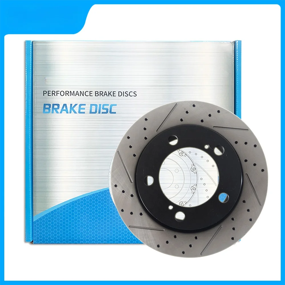 High performance Car Parts Brake Disc Drilled and Slotted Brake Rotor for Porsche