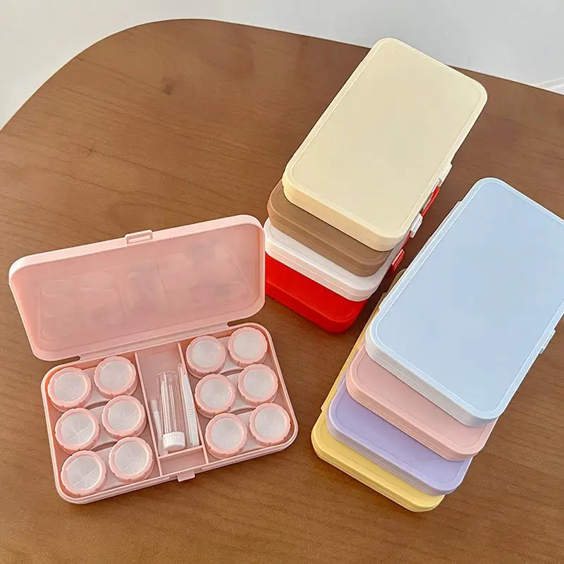 Companion Box Color Storage Box Lens Box Retro Contact Lens For Retro Morandi Color