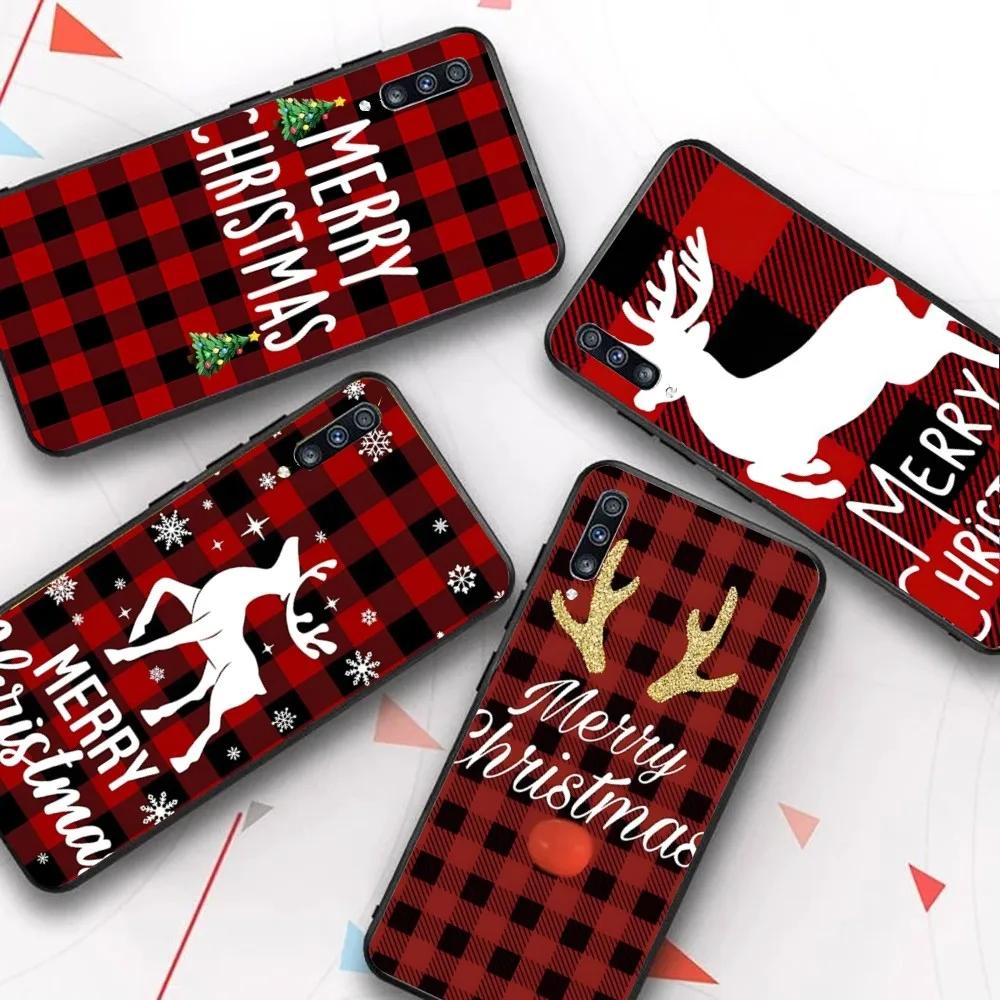 Christmas Reindeer Merry Christmas Phone Case For Samsung A 10 11 12 13 20 21 22 30 31 32 40 51 52 53 70 71 72 73 91 13 Shell