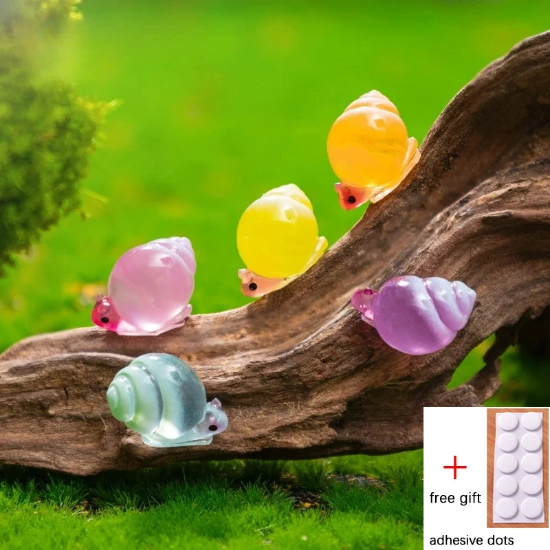 10/20/50pcs Miniature Resin Snails Household Decoration Fairy Garden DIY Accessories Small Snails Micro Landscape Ornament New