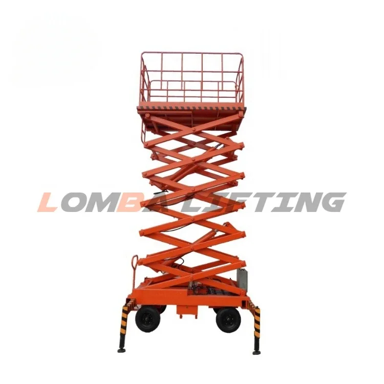 4M 6M 8M Suppliers Mobile Electric Scissors Aerial Table Lift Work Platform Price