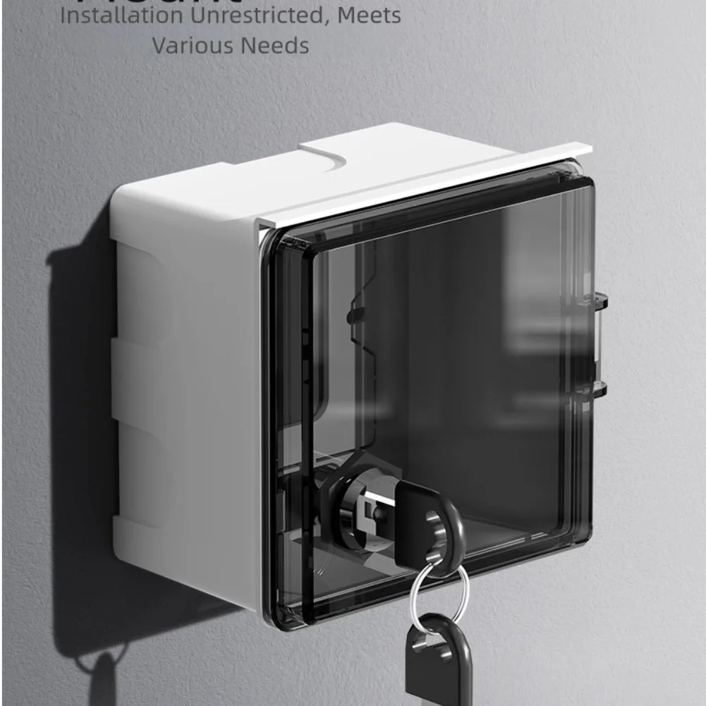 Outdoor Socket Lock Box Waterproof 86Type for Electric Vehicle Charging Protect Your Equipment in All Weather Conditions