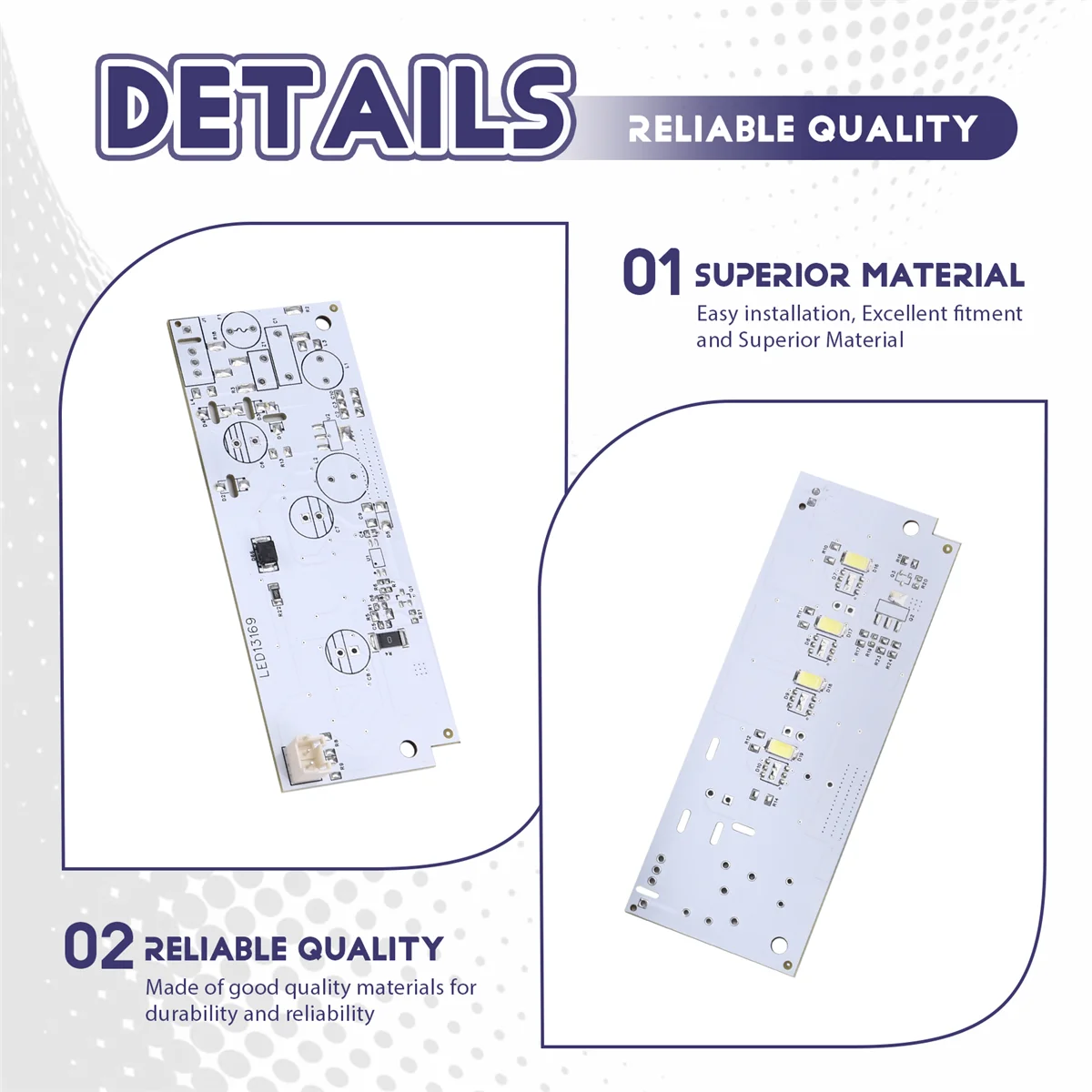 A86I-3 Pcs Refrigerators LED Light Kit W10515058 W10515057 Led Lamp Driver for Whirlpool Kenmore Maytag KitchenAid