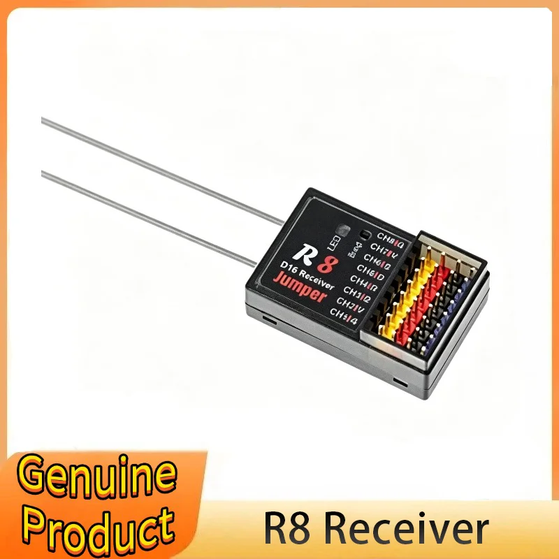 

Jumper R8 Receiver 16CH Sbus Compatible Frsky D16 D8 Jumper T16 T12 Mode Radio OpenTX for PIX PX4 Flight Control RC Drone
